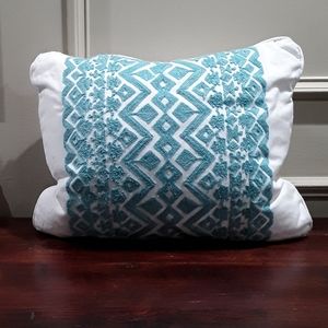 Decorative Embroidered Toss Pillow